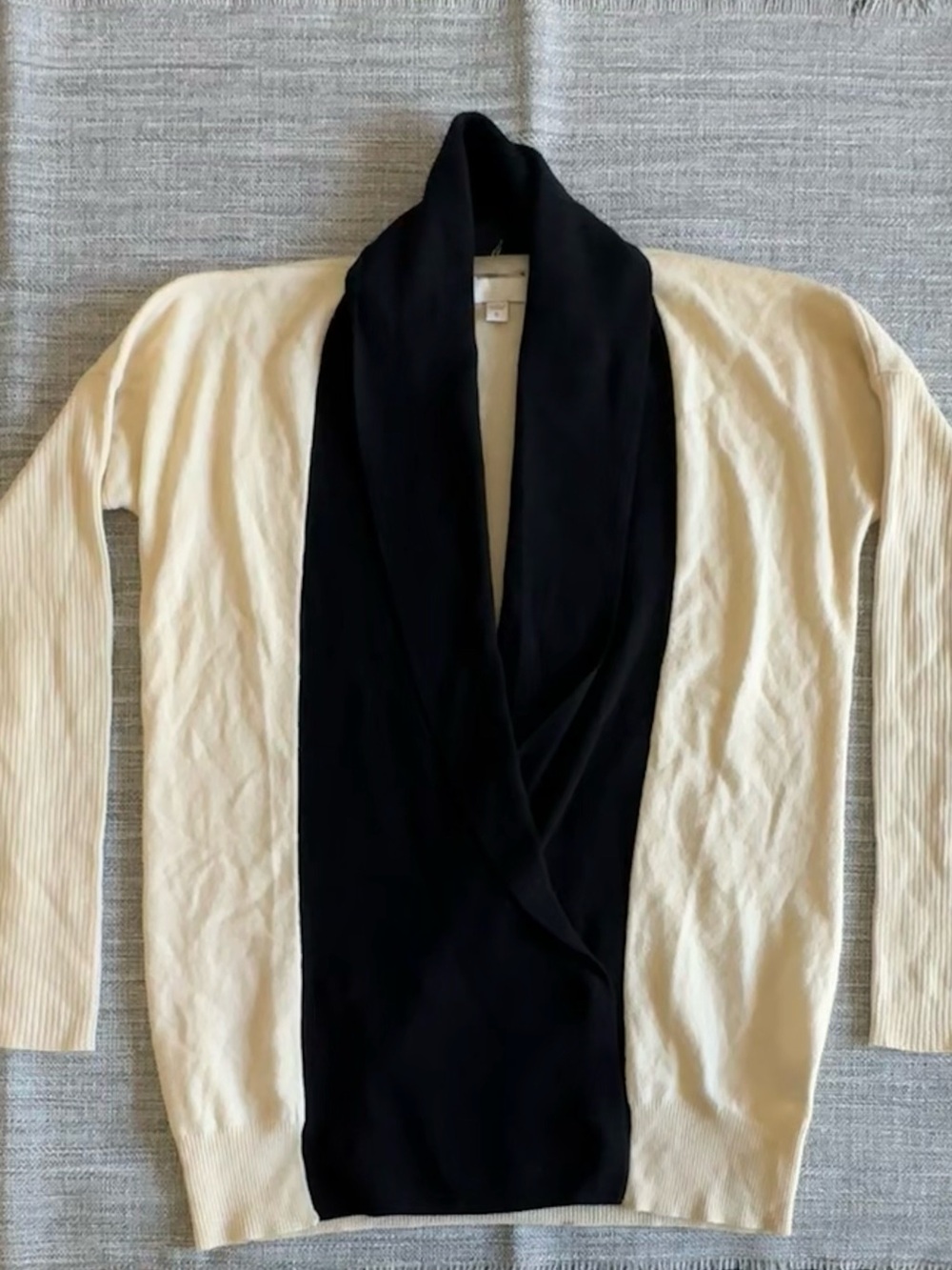Women’s Brochure Walker Cardigan Black/Cream Sz Small